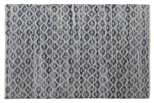 ALFOMBRA ALGODON TEJANO 160X230X1 DENIM NATURAL TX184695