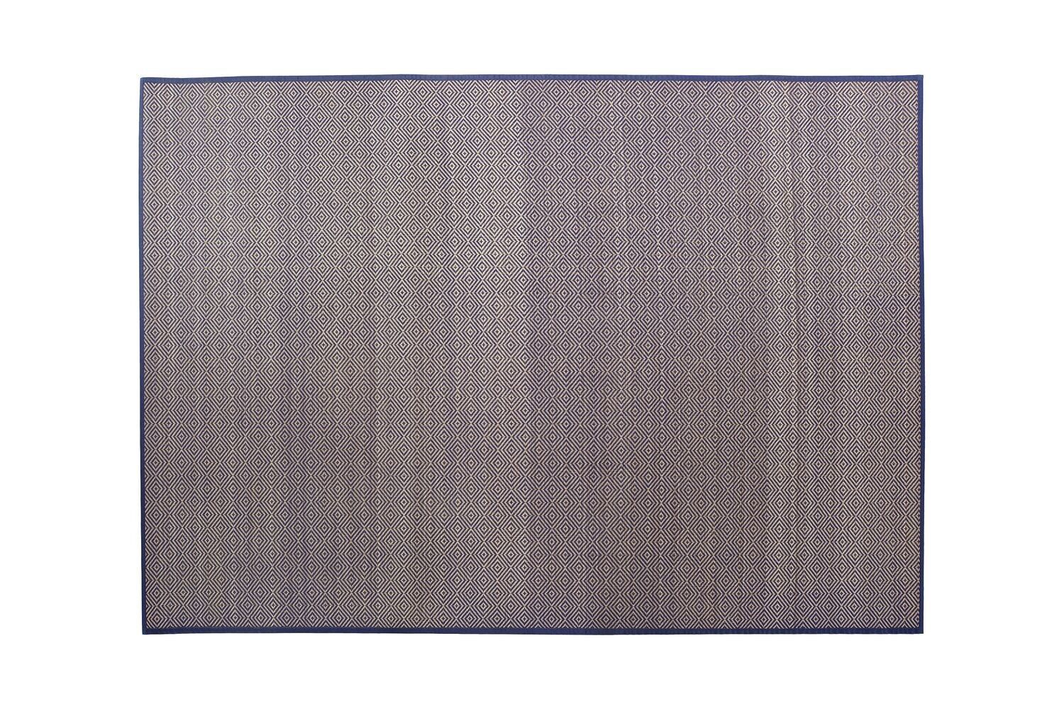 TAPPETO BAMBOO 120X180X0,5 GEOMETRICO BLU TX184863