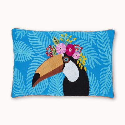 Toucan cushion cover