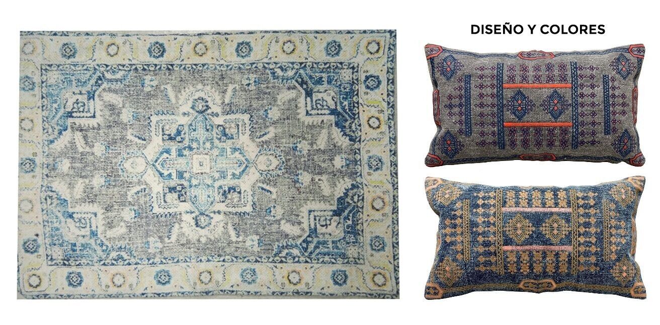 TAPPETO COTONE 160X230X0,4 715 GRAMMI. GEOMETRICO 2 TX185695