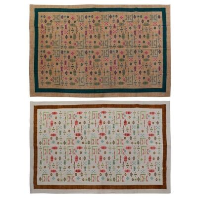 ALFOMBRA ALGODON 160X230X0,4 715 GSM. IKAT 2 SURT. TX185699