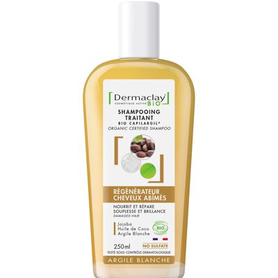 Shampoing Traitant Cheveux Abimés - Régénérateur Certifié Bio* - 250 ml