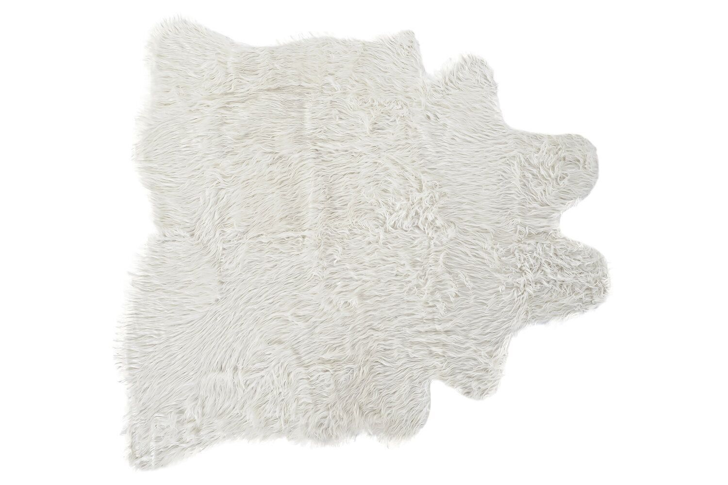 TAPPETO POLIESTERE 160X150X2 550 G/M2 PELI BIANCHI TX185877