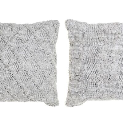 COUSSIN POLYESTER COTON 45X10X45 820 GR, 2 ASSORTIS. TX185897