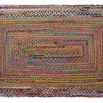 BAUMWOLL-JUTE-TEPPICH 160X230X1 CHINDI MULTICOLOR TX186009