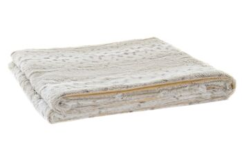 COUVERTURE POLYESTER 130X170X2 485 G/M2. BEIGE SAUVAGE TX186040 1