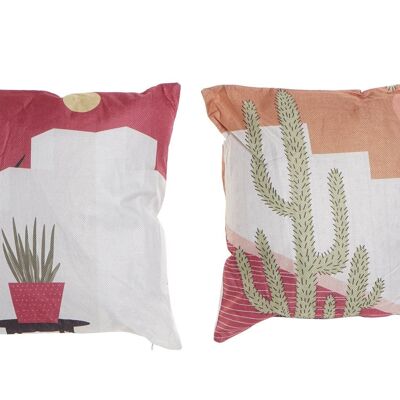 POLYESTER CUSHION 45X10X45 450GR. CACTUS 2 ASSORTED. TX187870
