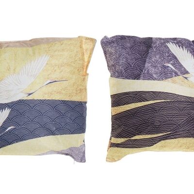 POLYESTER CUSHION 45X10X45 450GR. HERONS 2 SURT. TX187872