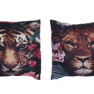 POLYESTER CUSHION 45X10X45 450GR. WILD 2 SURT. TX187878