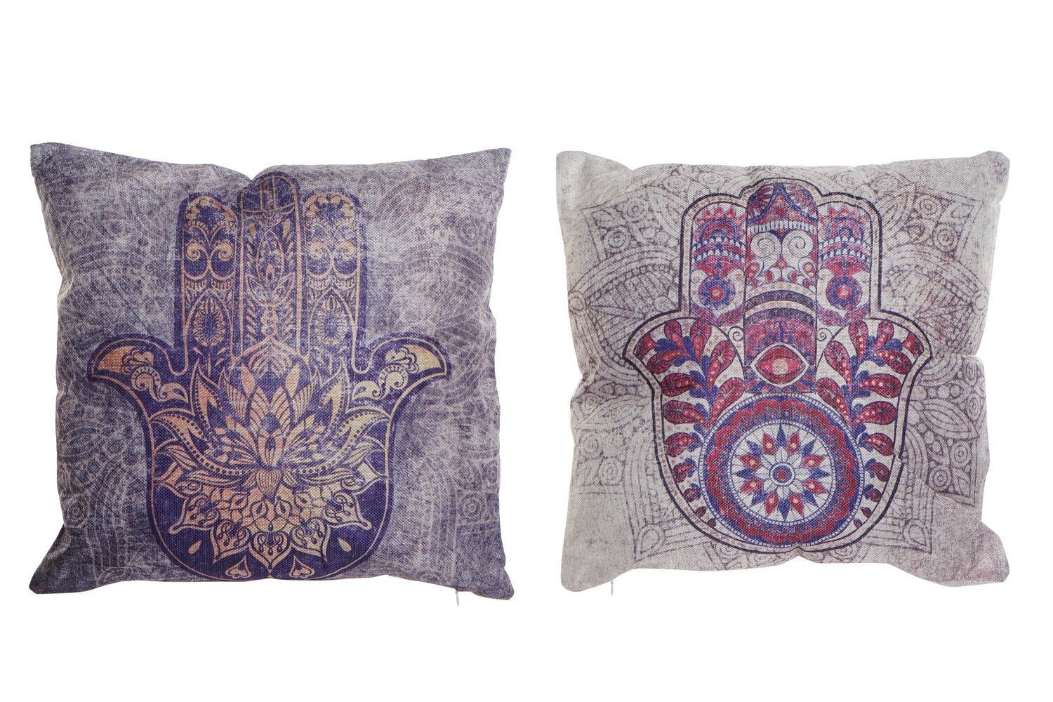 CUSCINO POLIESTERE 45X10X45 450GR. PROSCIUTTI A MANO 2 ASSORTIMENTI. TX187882