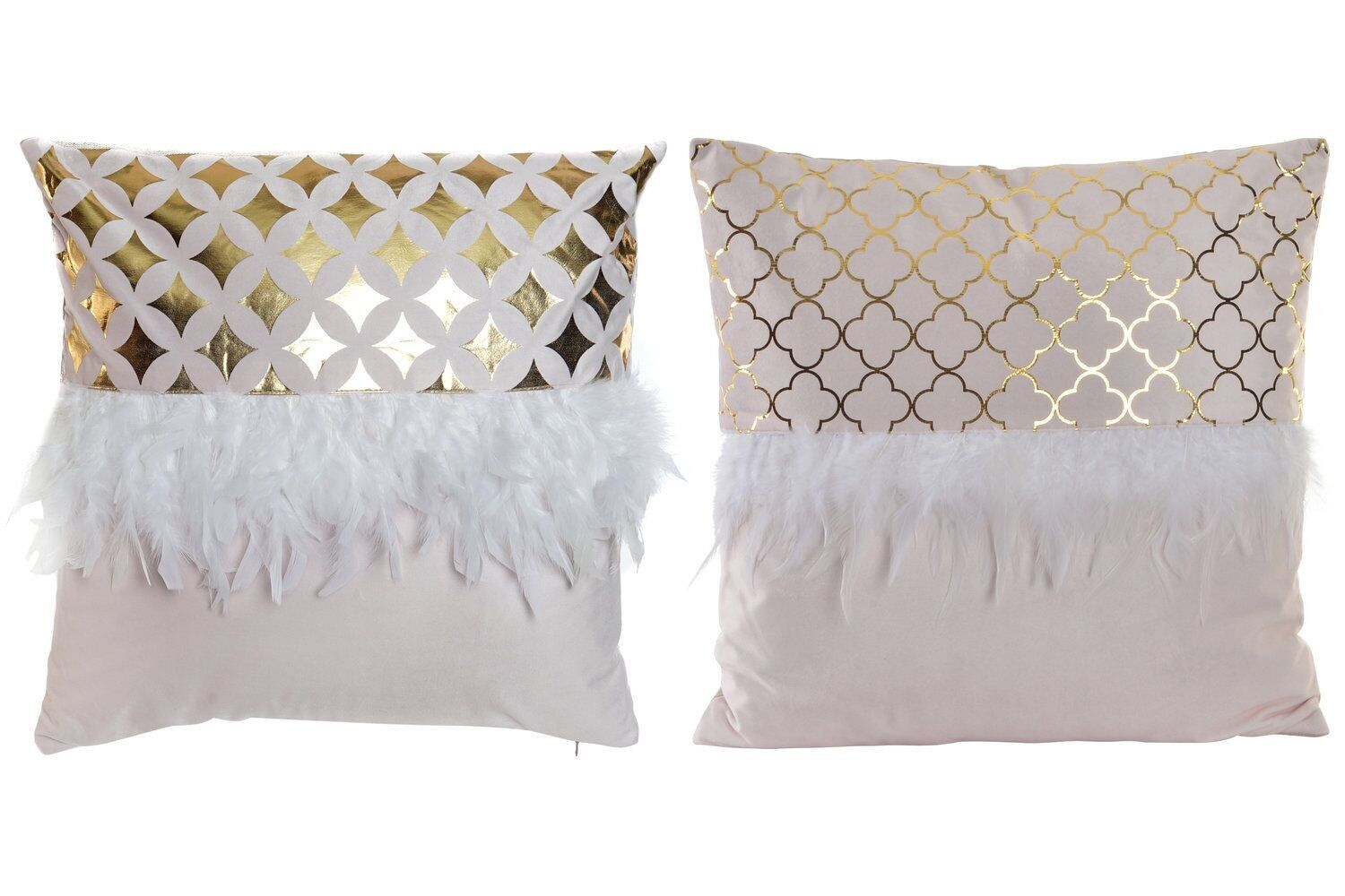 CUSCINO POLIESTERE 45X10X45 400 GR PIUME 2 ASSORTIMENTI. TX187919