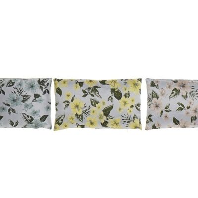 CUSCINO POLIESTERE 50X10X30 300 GR. FIORI 3 ASSORTITI. TX189690