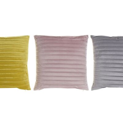 POLYESTER CUSHION 45X10X45 400 GR, 3 ASSORTMENTS. TX189703