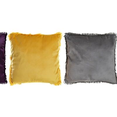 COUSSIN POLYESTER 45X10X45 350 GR. FRANGES 3 ASSORTIMENTS. TX190978