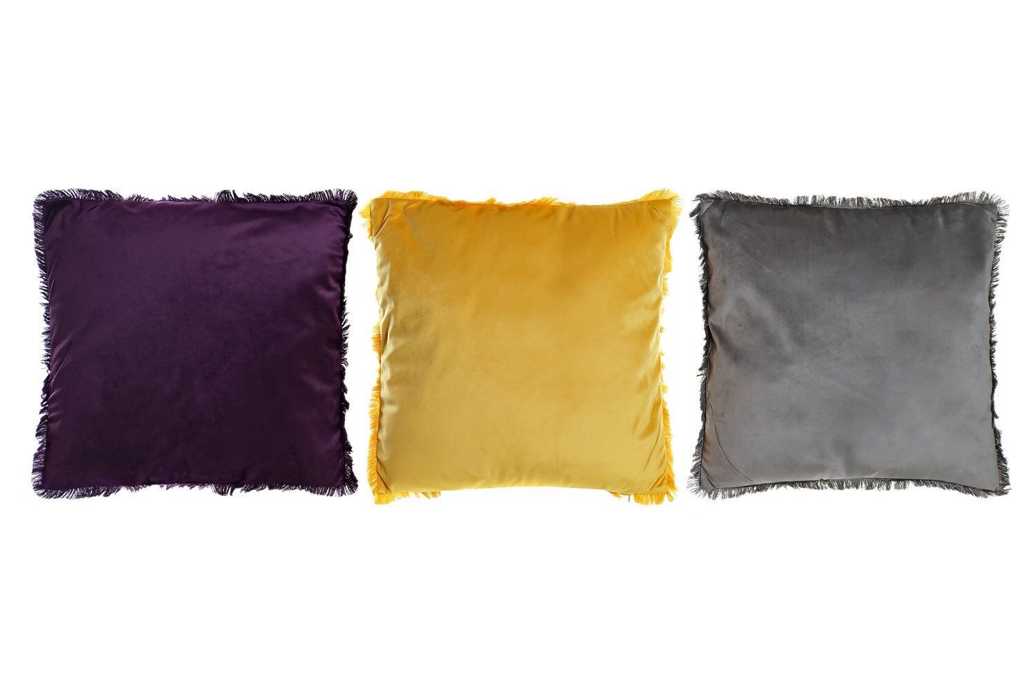 CUSCINO POLIESTERE 45X10X45 350 GR. FRANGE 3 ASSORTIMENTI. TX190978