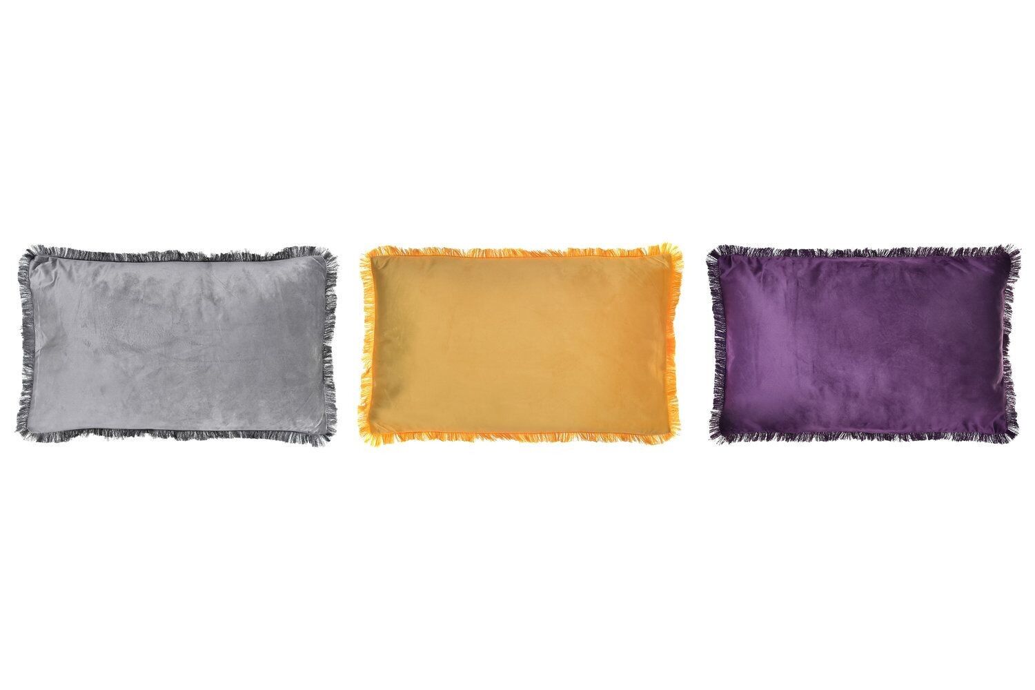 CUSCINO POLIESTERE 50X10X30 280 GR. FRANGE 3 ASSORTIMENTI. TX190979