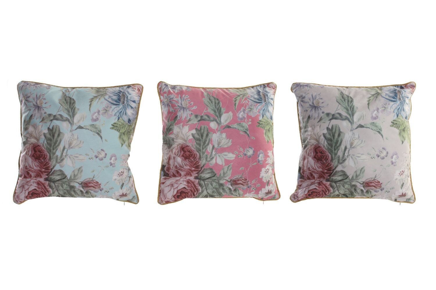 CUSCINO POLIESTERE 45X15X45 350 GR. FIORI 3 ASSORTIMENTI. TX190986