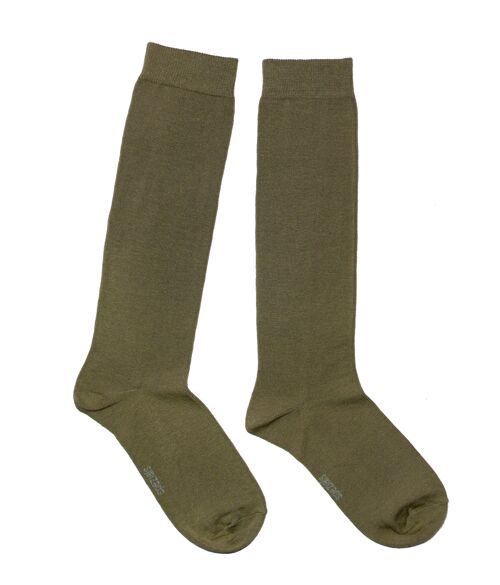Knee Socks for Women >>Olive<<