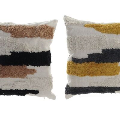 COTTON CUSHION 45X10X45 740 GR ABSTRACT 2 ASSORTMENTS. TX192437