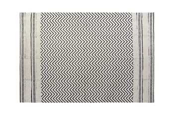 TAPIS COTON 120X180X0,7 1000 GSM ZIG ZAG TX192796 1