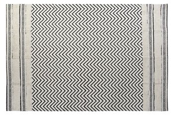 TAPIS COTON 160X226X0,7 1000 GSM ZIG ZAG TX192797 1