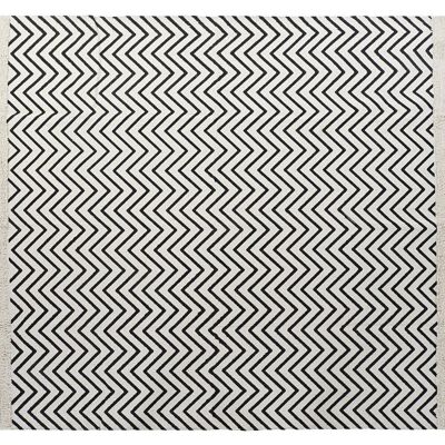 COTTON CARPET 160X226X0,7 1000 GSM ZIG ZAG TX192797