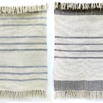 COTTON CARPET 160X230X0,75 1000 GSM FRINGES 2 SU TX194806