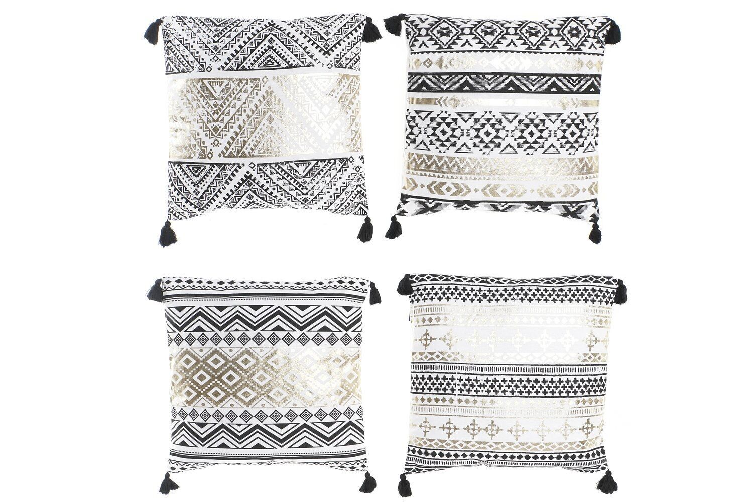 CUSCINO COTONE POLIESTERE 45X10X45 400 GR, 4 ASSORTIMENTI. TX194869