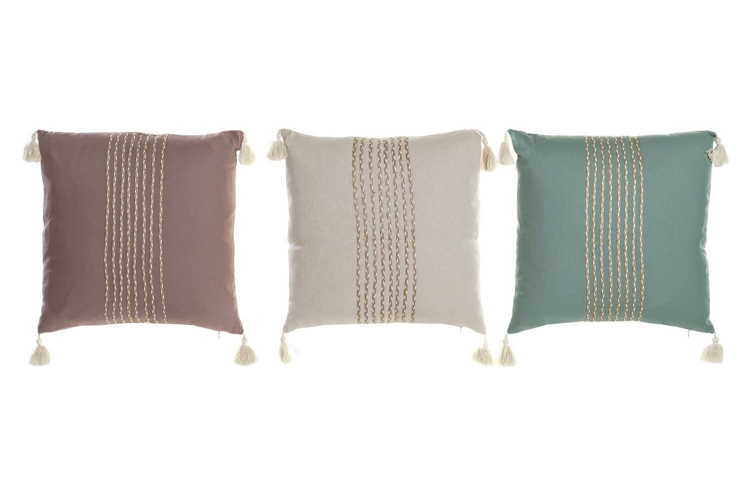 CUSCINO POLIESTERE 45X10X45 400 GR. RICAMO 3 ASSORTIMENTI TX195080