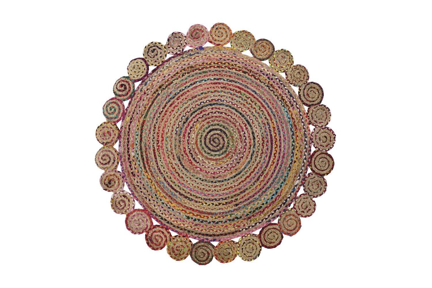 TAPPETO IN COTONE JUTA 150X150X1 2300 G/M2 CHINDI TX195665