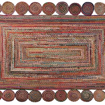 TAPPETO IN COTONE JUTA 200X290X0,5 2300 G/M2 CHINDI TX195669