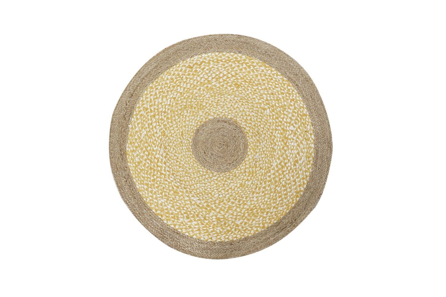 TAPPETO IN COTONE JUTA 120X120X1 2300 G/M2 NATURALE TX195670