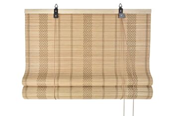 STORE EN BAMBOU 60X3X175 IKAT NATUREL MARRON CLAIR TX196810 1