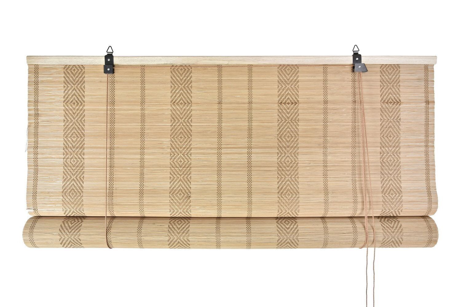 TENDA IN BAMBÙ 120X3X175 NATURALE IKAT MARRONE CHIARO TX196812