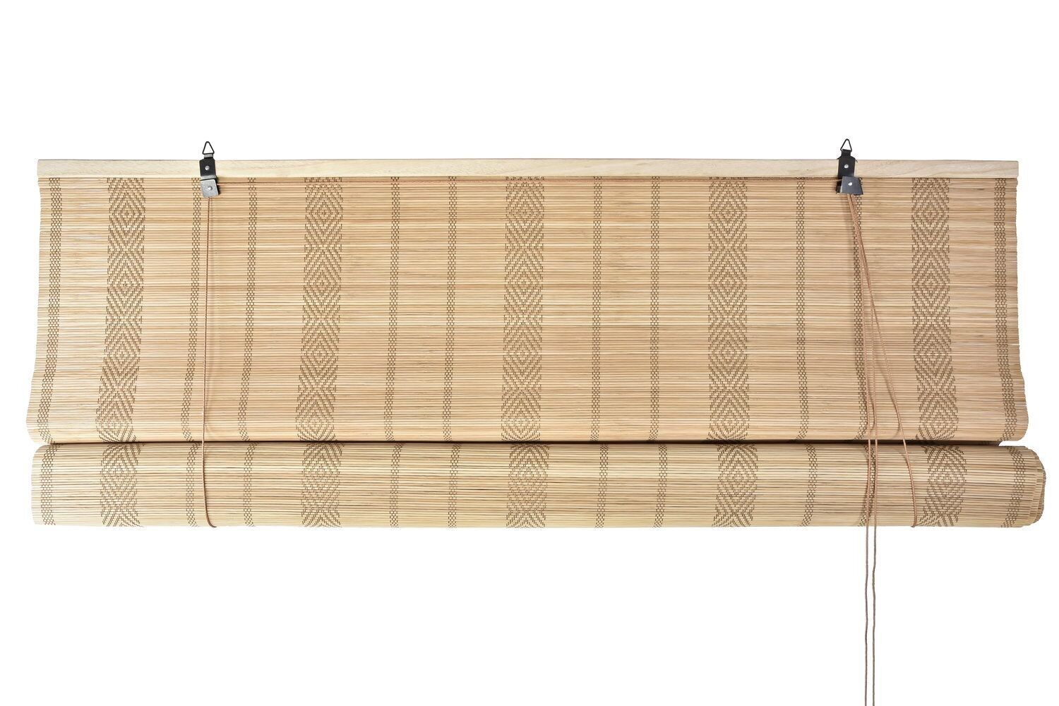BAMBOO TENDA 120X3X175 NATURALE MARRONE SCURO TX196815
