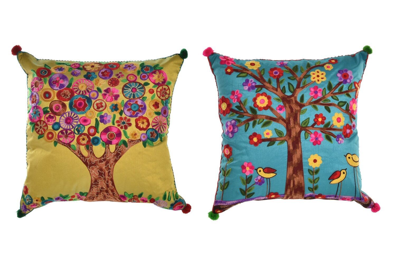 CUSCINO COTONE 40X10X40 425 GR, ALBERO 2 ASSORTITI. TX196920