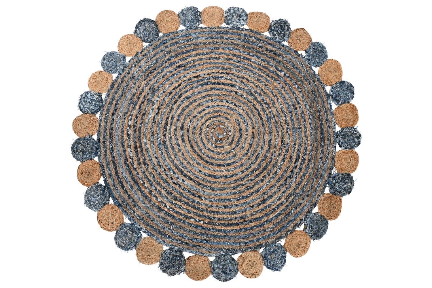 TAPPETO IN COTONE JUTA 120X120X1 2100 G/M2 TX196992