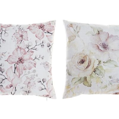 POLYESTER CUSHION 45X10X45 500 GR FLOWERS 2 ASSORTMENTS. TX197171