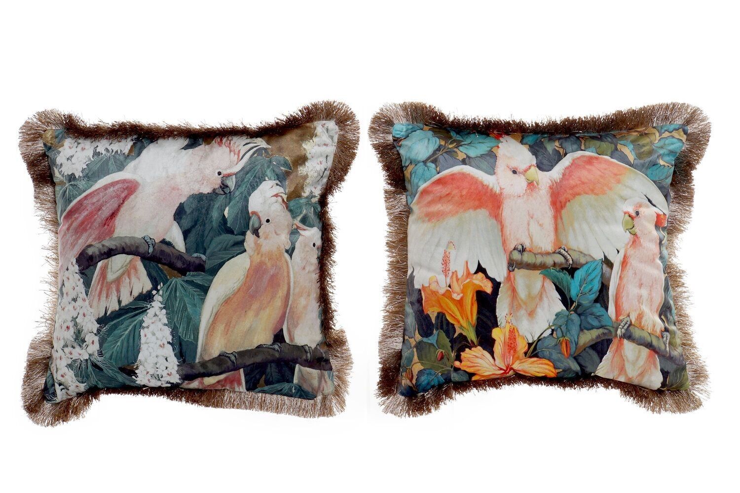 CUSCINO POLIESTERE 45X10X45 350 GR. FRANGE 2 ASSORTIMENTI. TX197175