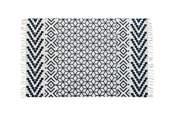 TAPIS COTON 120X180X1 1200GSM NOIR TX197492 1