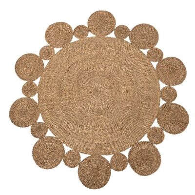 TAPIS DE COURSE 150X150X1 3700GSM NATUREL TX199174