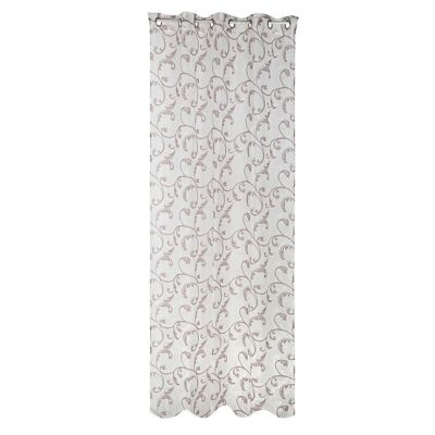 METAL POLYESTER CURTAIN 140X270 75 GSM, BAROQUE TX199680