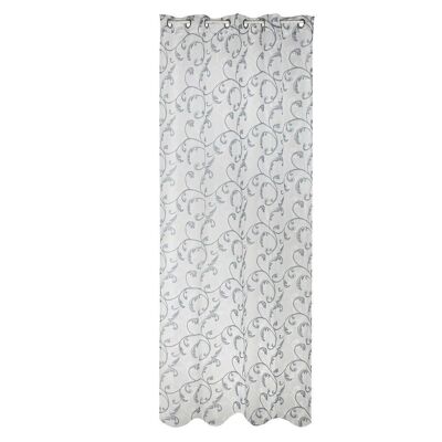 METAL POLYESTER CURTAIN 140X270 75 GSM, BAROQUE TX199679