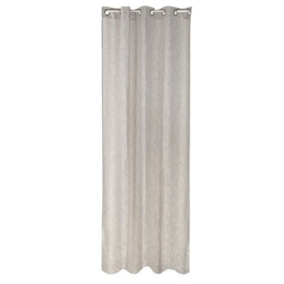 METAL POLYESTER CURTAIN 140X270 170 GSM, BEIGE TX199689