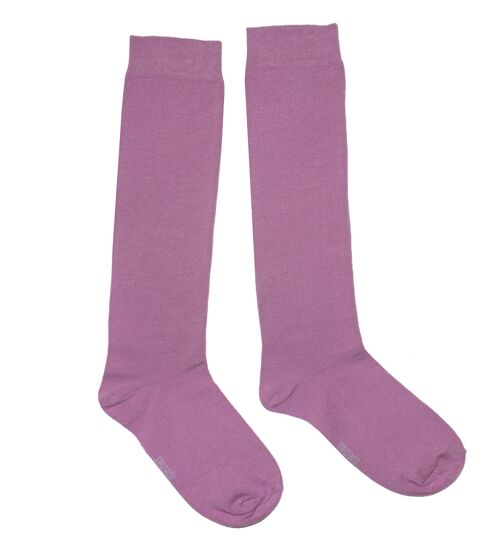 Knee Socks for Women >>Orchid<<  soft cotton