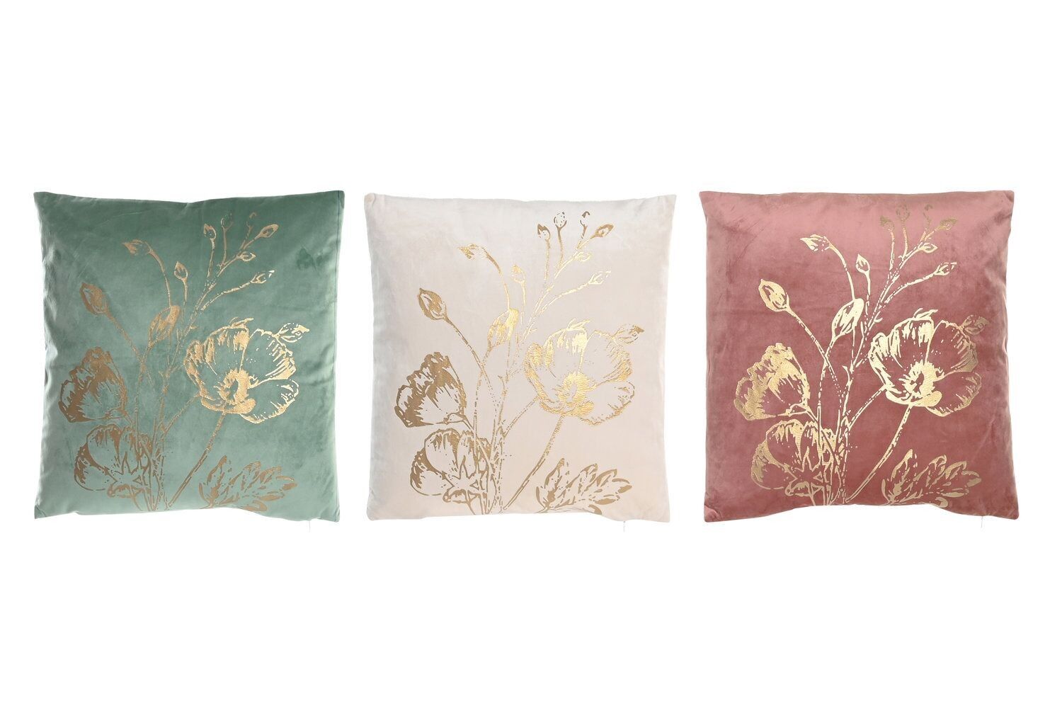 CUSCINO POLIESTERE 45X10X45 400 GR, FIORE 3 ASSORTIMENTI. TX199729