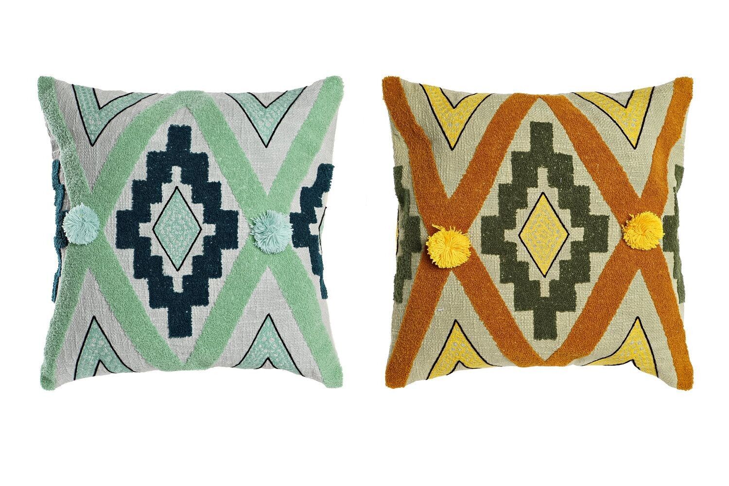 CUSCINO COTONE 45X10X45 720 GR, ROMBO 2 ASSORTITI. TX200119