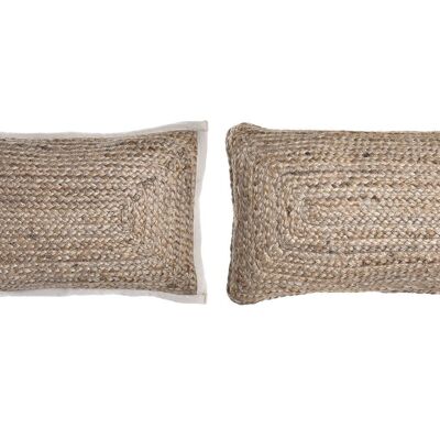 JUTE CUSHION 50X30X10 900 GR, NATURAL 2 SURT. TX200170