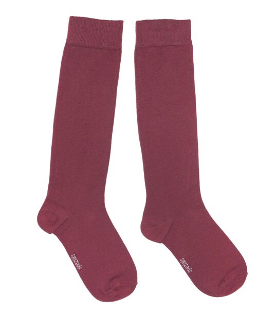 Knee Socks for Women >>Anemone<<  soft cotton