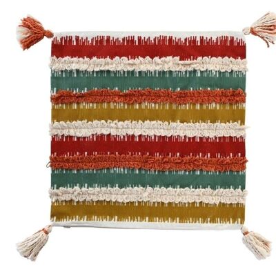 FODERA CUSCINO COTONE 50X1X50 RIGHE MULTICOLORE TX201761